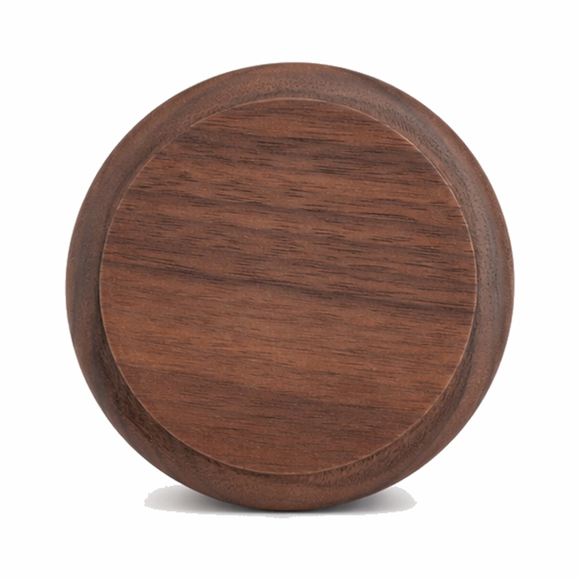 Detalle de la madera de nogal del soporte.