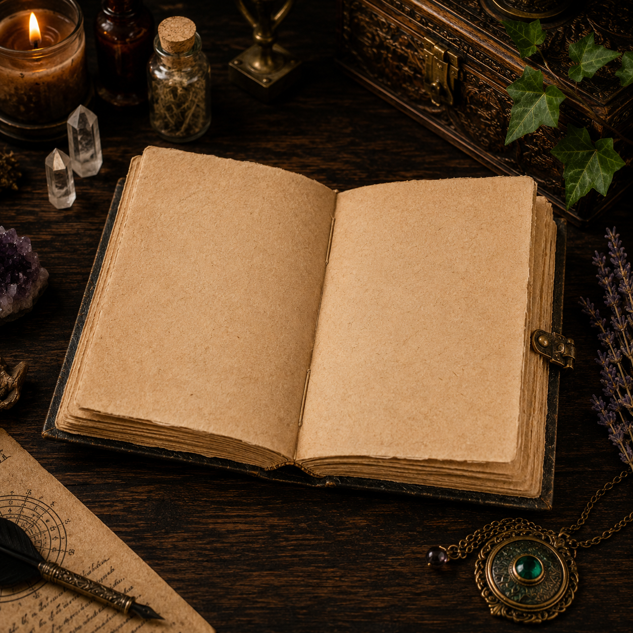 Cuaderno Vintage Premium Árbol de la Vida con Cierre Metálico Decorativo