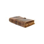 Cuaderno de cuero vintage grande artesanal – diario de escritura y bocetos de gran formato