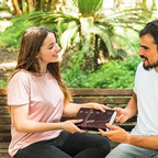 Cuaderno de cuero vintage con bolígrafo incluido – diario compacto con páginas con líneas