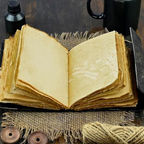 Cuaderno de cuero vintage con cerradura metálica – diario artesanal compacto con cierre seguro