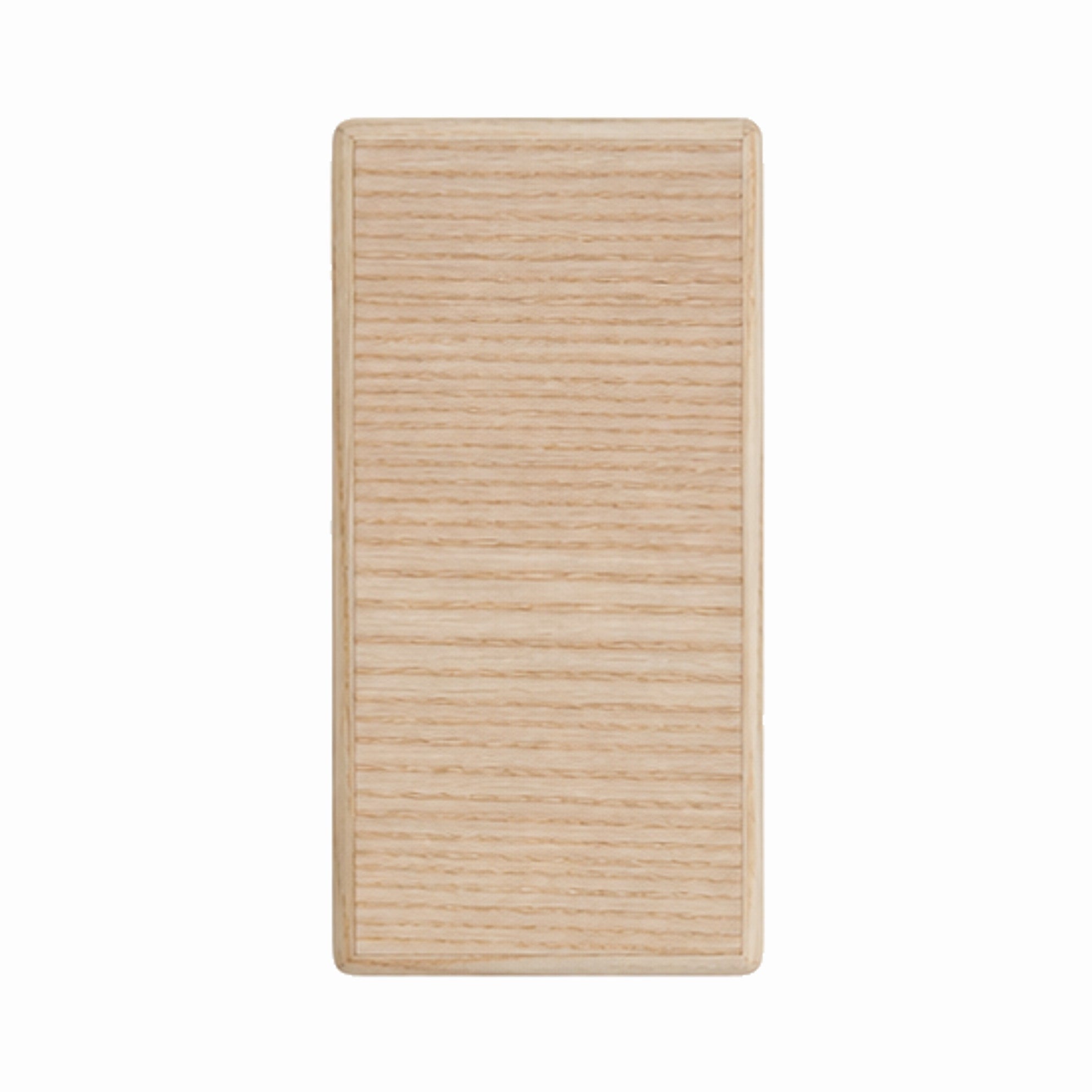 ORNISHOP porta lápices rectangular estrecho de fresno