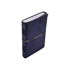 Cuaderno de cuero con búho grabado – diario artesanal grande con diseño en relieve