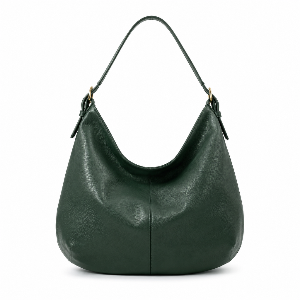 Bolso hobo verde oscuro de ORNISHOP, vista frontal