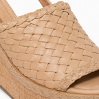 Vista trasera de sandalias de cuña ORNISHOP