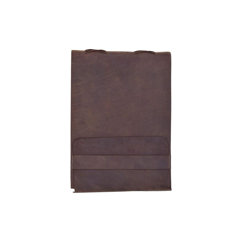 Cuaderno de cuero vintage para dibujar – bloc artesanal de bocetos y escritura