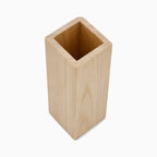 ORNISHOP porta lápices rectangular estrecho de fresno
