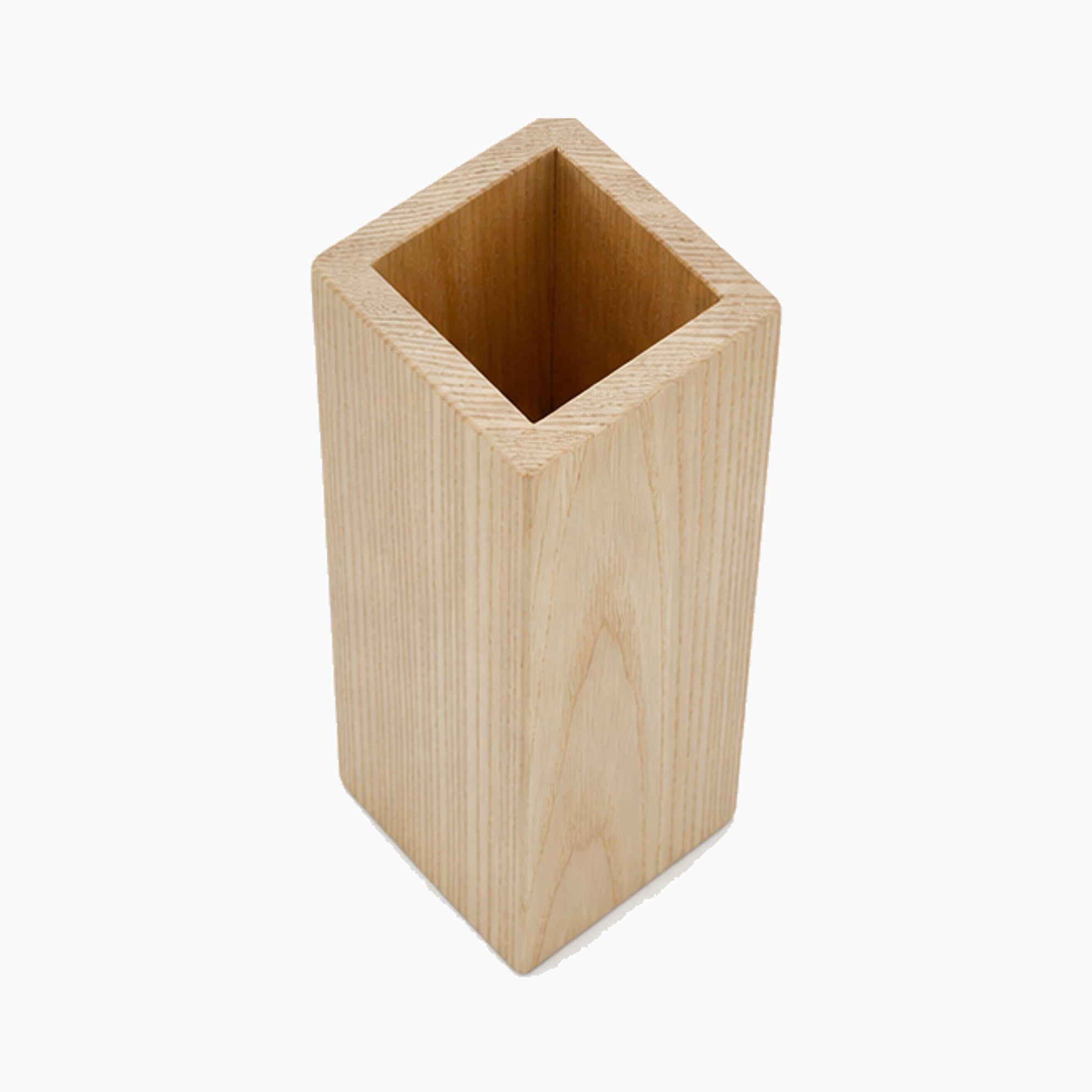 ORNISHOP porta lápices rectangular estrecho de fresno