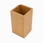 ORNISHOP portalápices cuadrado alto de roble