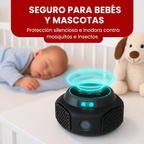 Ahuyentador ultrasónico antiañas en sótano protegiendo zonas húmedas