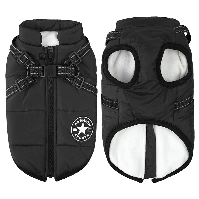Chaqueta para perros con diseño moderno inspirado en la moda humana