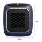 Radiador portátil ORNISHOP de 800W con sistema de seguridad y apagado automático