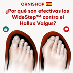 Vista superior de las zapatillas ortopédicas OrthoPro mostrando la horma ancha