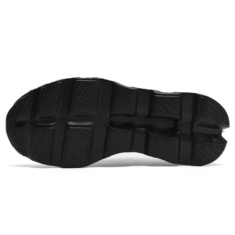 Detalle del ajuste flexible y cómodo de las zapatillas deportivas SKYLACE
