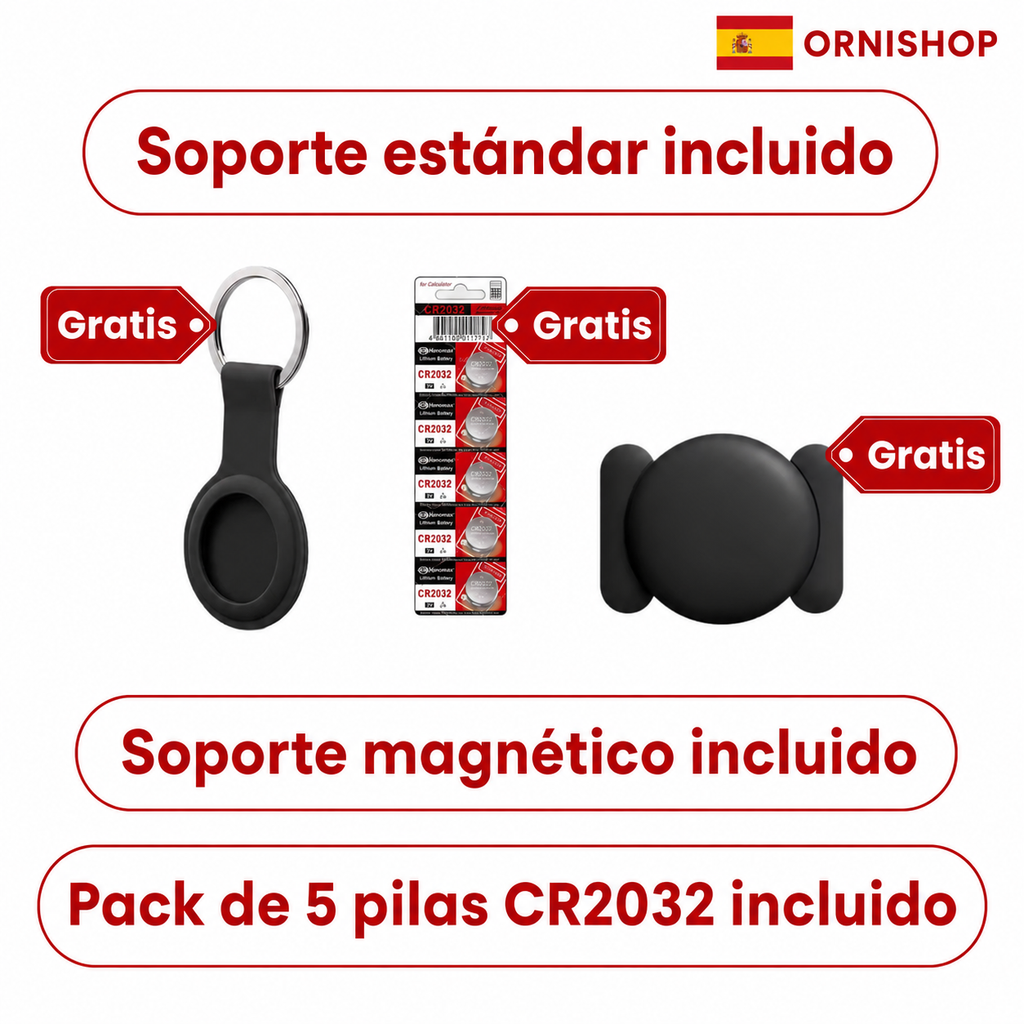 Rastreador GPS Bicicleta Sin Cuotas – Apple y Android Find My – Antirrobo Inteligente
