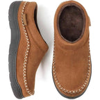 Zapatillas de casa ortopédicas para hombre en color gris con soporte plantar