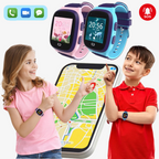 Reloj inteligente infantil en tres colores: azul, rosa y negro