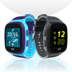 Reloj GPS para niños mostrando historial de ubicaciones y rutas