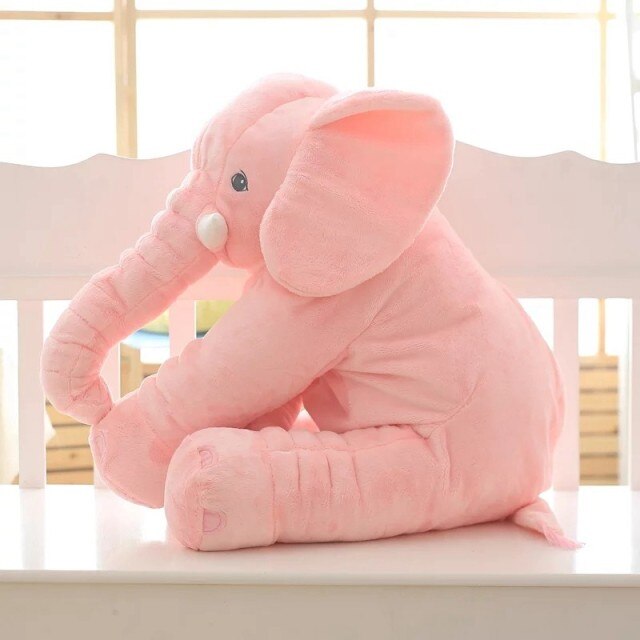 Cojín elefante de felpa como regalo para baby shower
