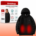 Sudadera con calefacción integrada Ornishop X vista frontal mostrando diseño moderno