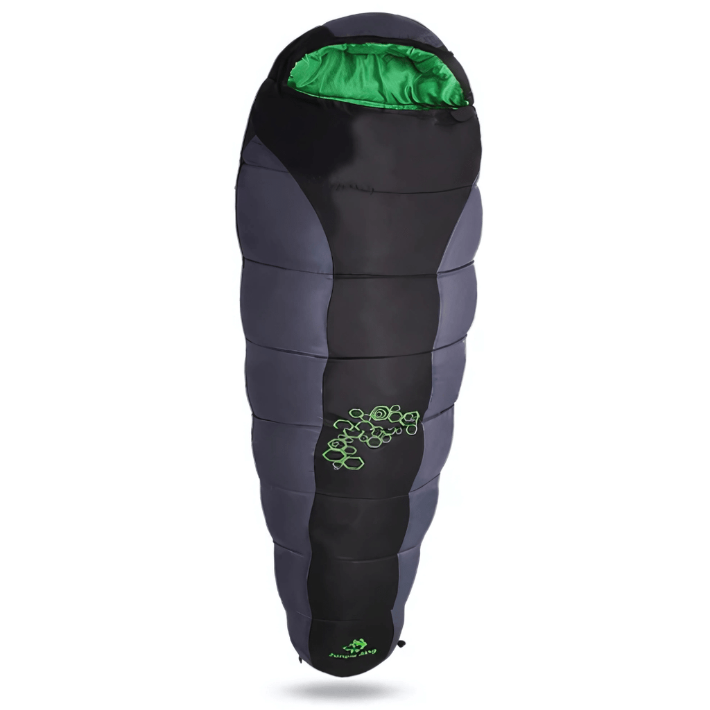 Saco de dormir tipo momia para frío extremo hasta -15°C con capucha térmica integrada