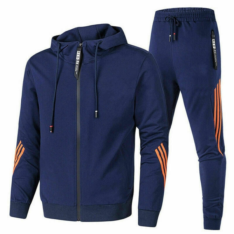 Conjunto deportivo masculino completo con sudadera y pantalón en varios colores
