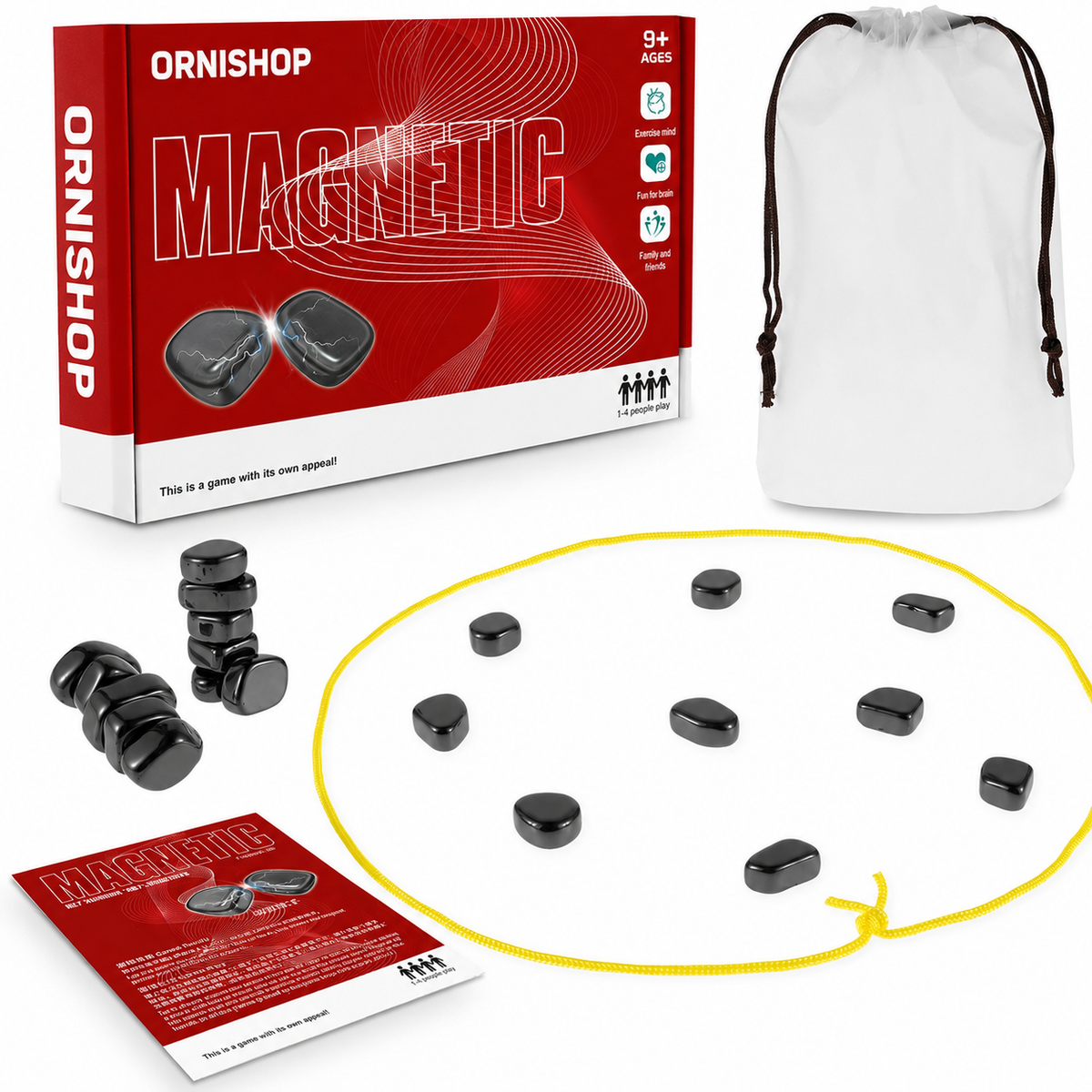 Tablero de ajedrez magnético ChessMag con piezas firmemente ancladas sobre superficie de juego.