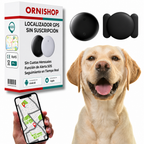 Rastreador GPS para mascota sin cuotas con soporte de collar y aplicación móvil