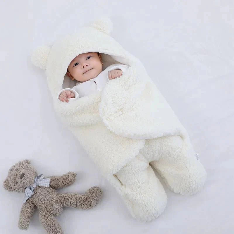 Saco de dormir para bebé ORNISHOP con orejas de osito en varios colores