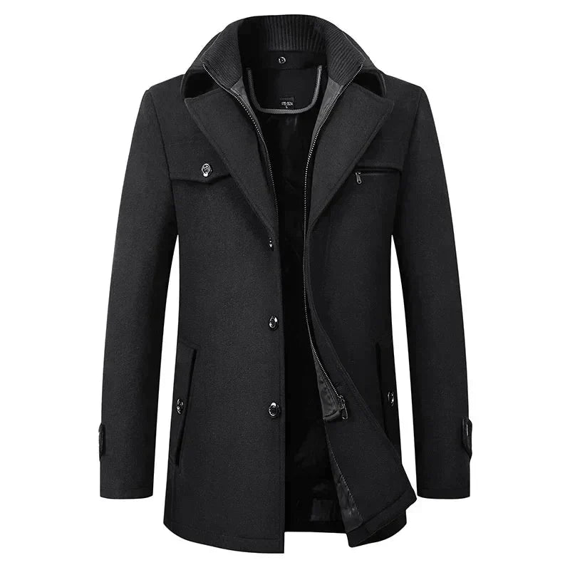 Abrigo impermeable Andrew para hombre en vista frontal completa