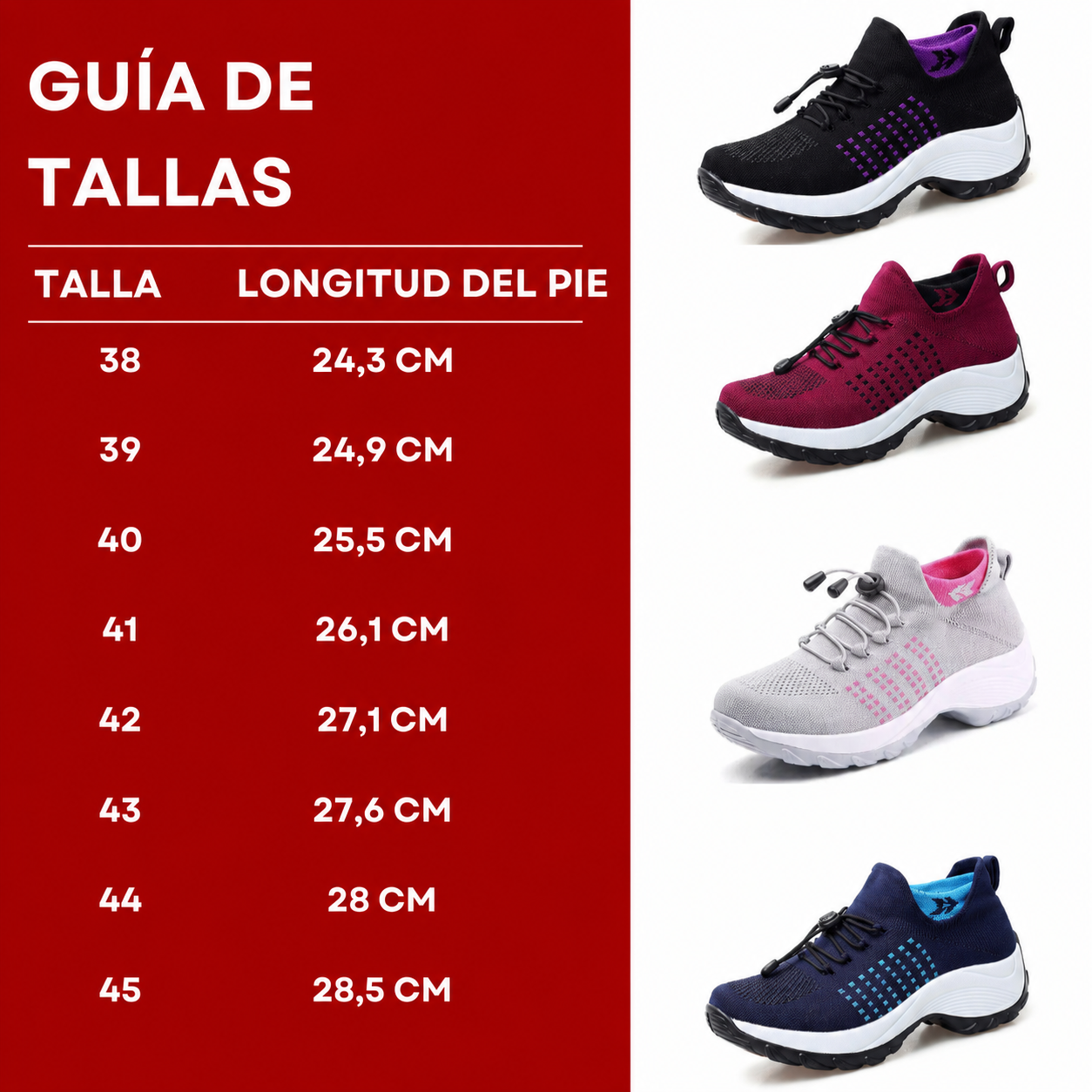Zapatillas ortopédicas Orthofit con estilo urbano y deportivo para uso diario sin dolor.