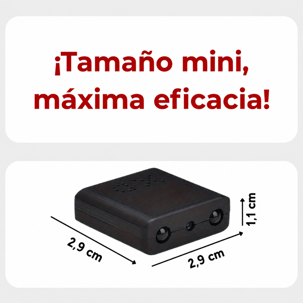 Funciones principales de la cámara espía: detección de movimiento, batería duradera y conexión WiFi