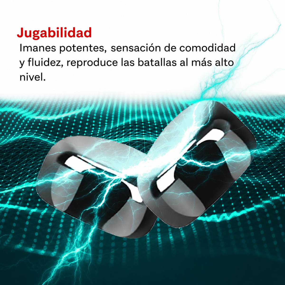 Detalle del sistema magnético de ChessMag mostrando la fijación segura de las piezas de ajedrez.