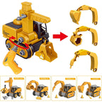 Niño montando vehículo con el Set de Construcción Ingeniero Junior tipo Meccano