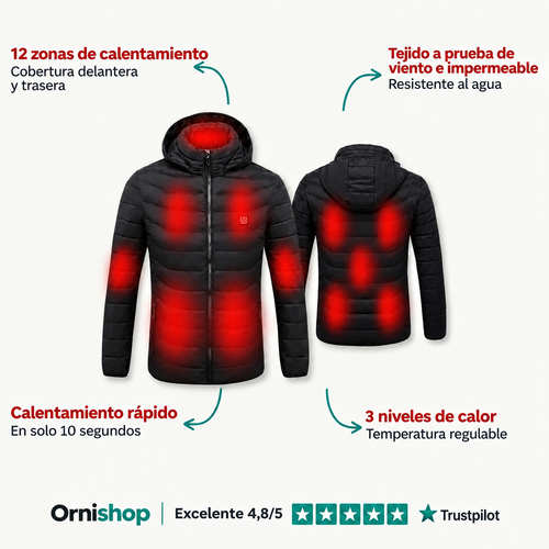Chaqueta calefactable para mujer Ornishop X