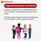 Rastreador GPS para niños ligero de 10 gramos con clip para enganchar a mochila o ropa