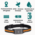 Localizador GPS resistente al agua IP65 ideal para perros y gatos en exteriores bajo la lluvia