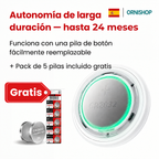 Rastreador GPS para Mascotas Sin Cuotas – Localización Mundial Apple y Android Find My – Autonomía 12 Meses