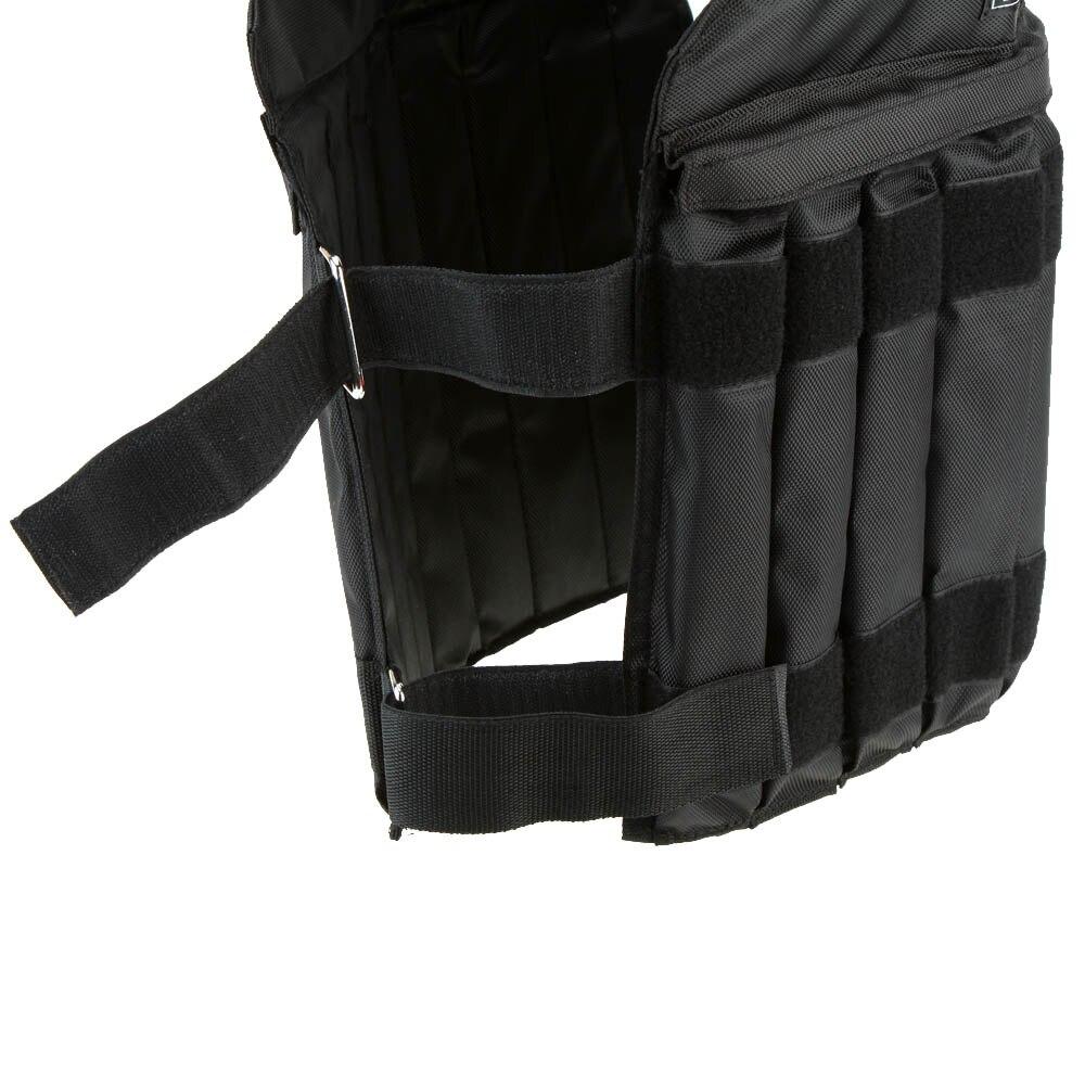 Chaleco con peso de 20 kg mostrando diseño ergonómico y ajuste corporal