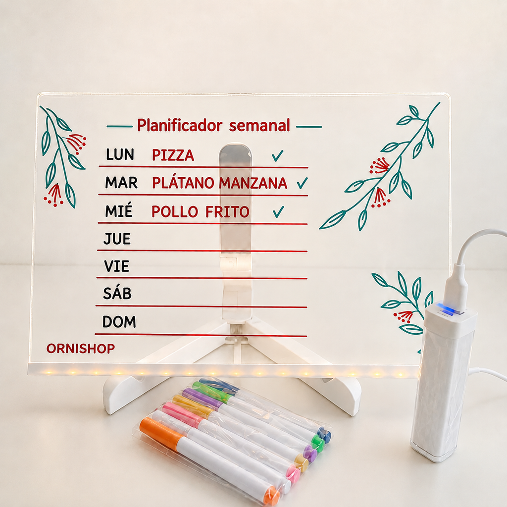 Mesa Luminosa LED Infantil | Tableta Creativa Reutilizable para Dibujo y Aprendizaje