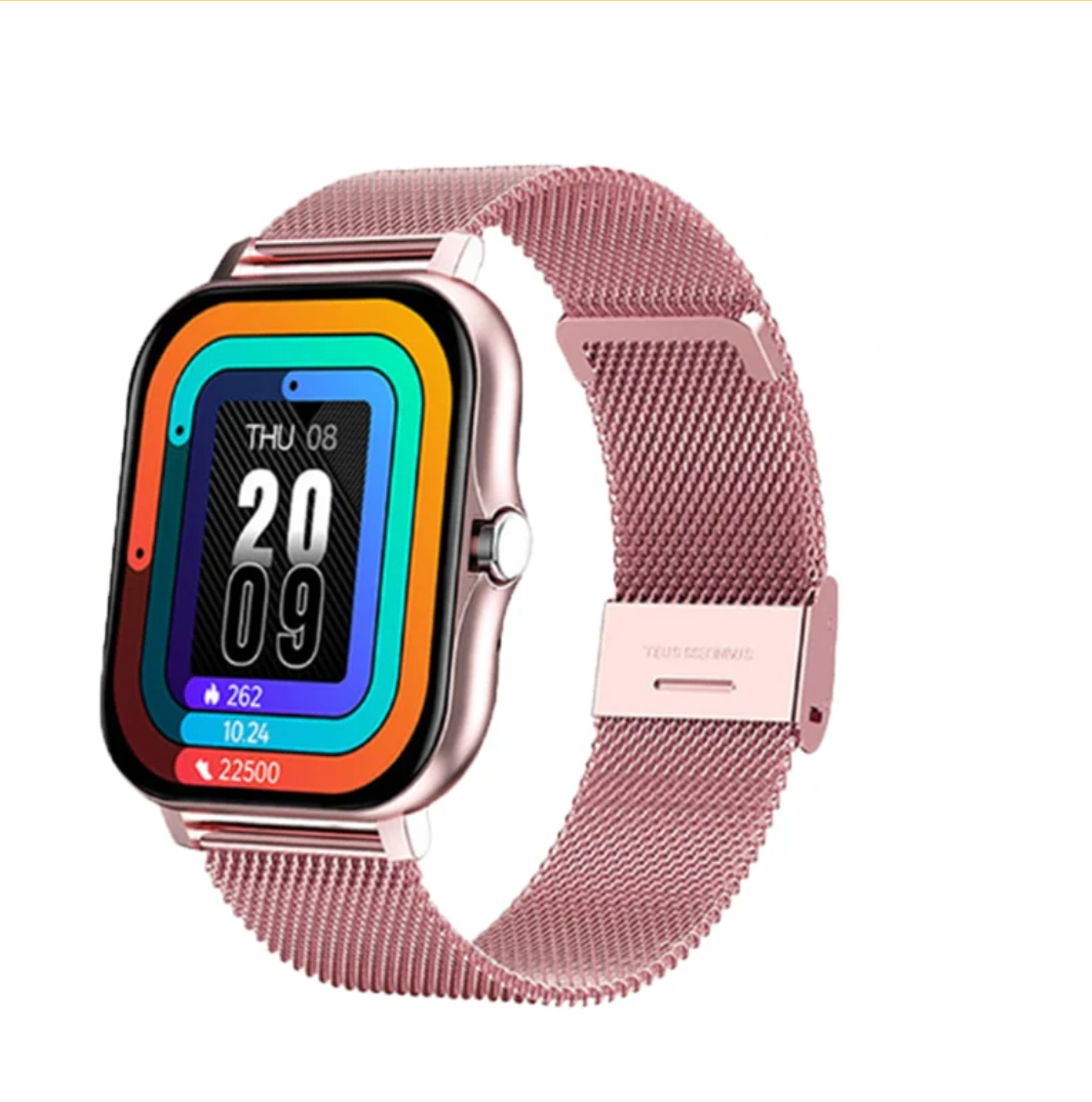 Reloj inteligente para mujer en uso diario, compatible con iOS y Android