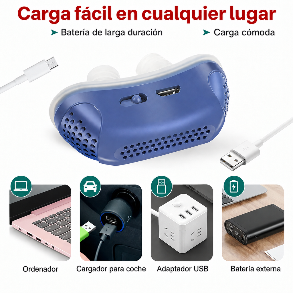 Dispositivo Anti-Ronquidos Micro CPAP Portátil