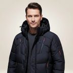 Cremallera y bolsillos de la chaqueta de invierno Nordfall para hombre