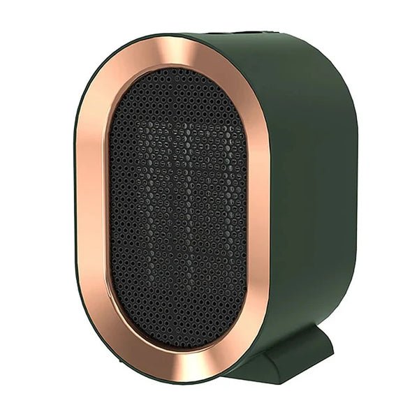 Radiador eléctrico HeatFlow™ en diferentes colores disponibles: verde, negro, azul y blanco.