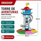 Set completo PawPatrol con 9 figuras y vehículos, ideal para regalo y juego creativo en niños desde 4 años