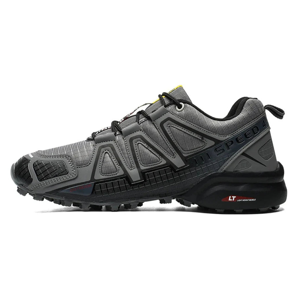 Zapatillas SpeedCross IV en color Negro-Amarillo con diseño deportivo agresivo