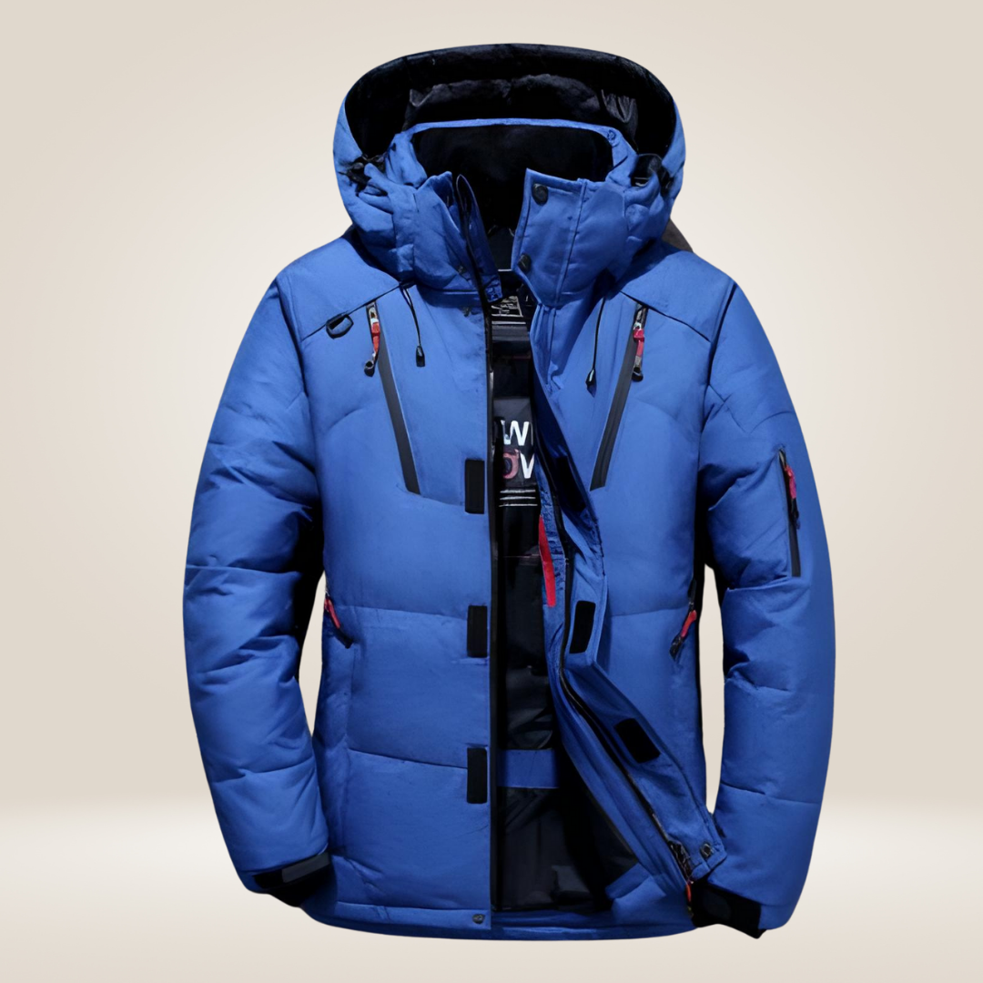 Capucha ajustable de la cazadora Nordfall con protección contra el viento