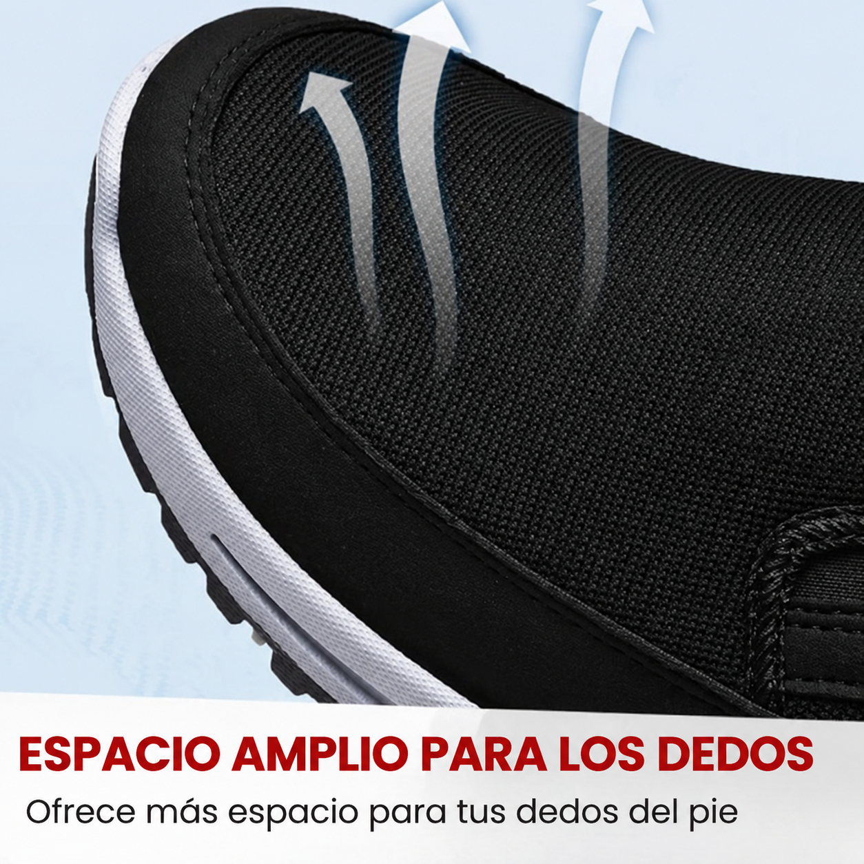 Vista lateral de las zapatillas ortopédicas OrthoPro mostrando el diseño Slip-on
