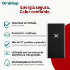 Persona usando la chaqueta con calefacción Ornishop X en exteriores