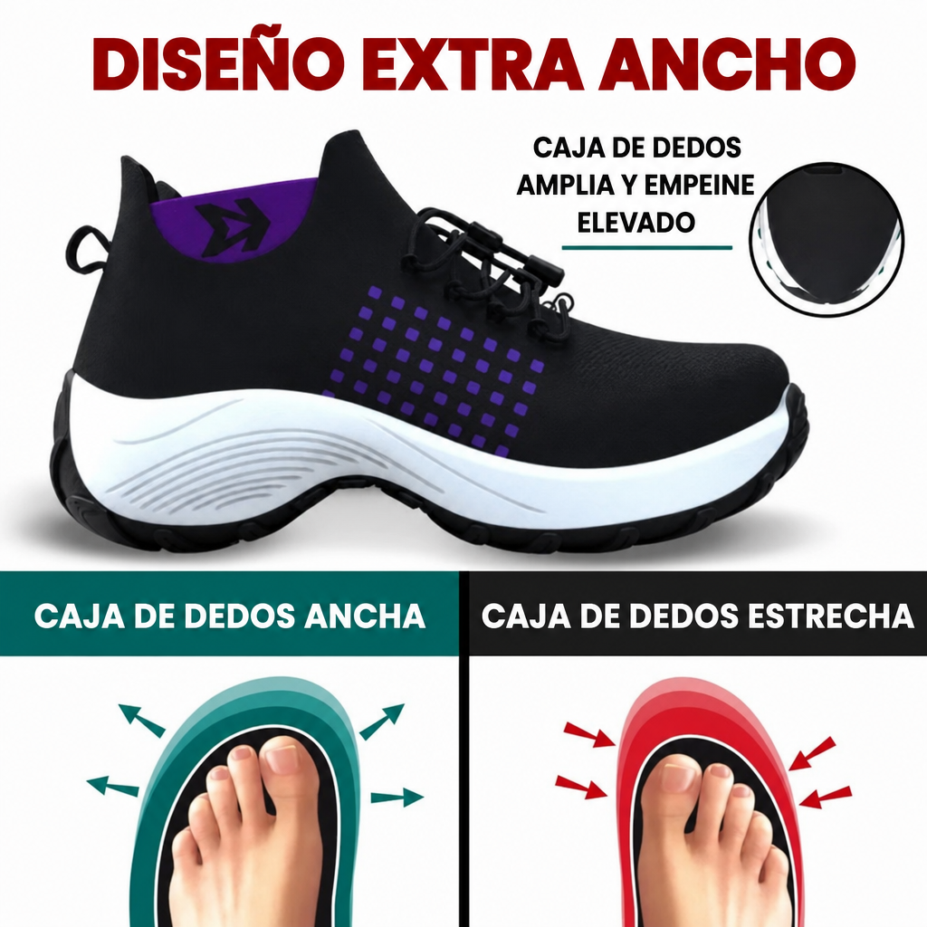 Calzado ortopédico Orthofit con estructura anatómica para mejorar la postura y reducir fatiga.